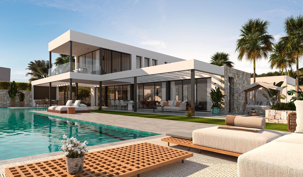 Einzigartige moderne Luxusvilla mit Meerblick El Portet