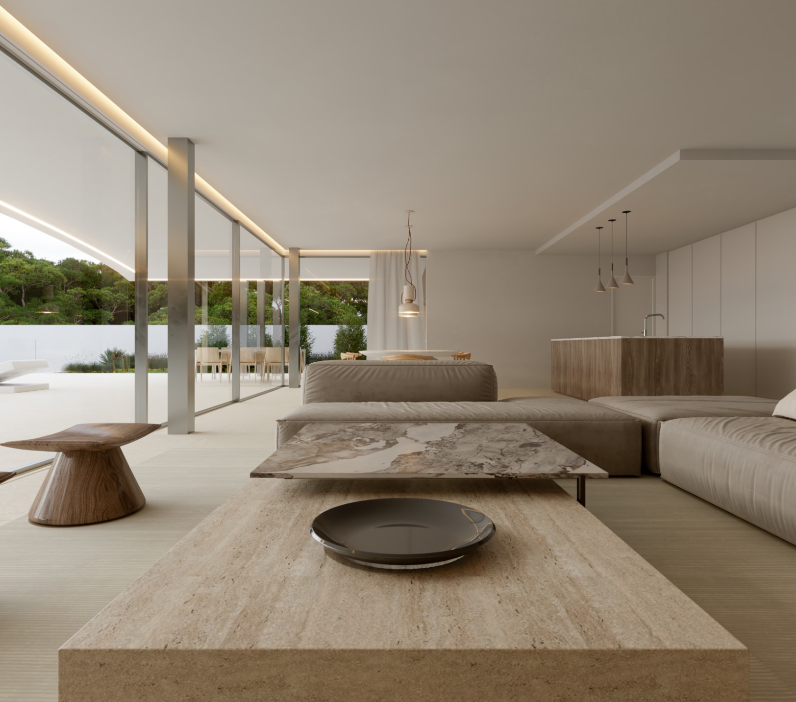 Moderne Villa zum Verkauf in Moraira mit Meerblick