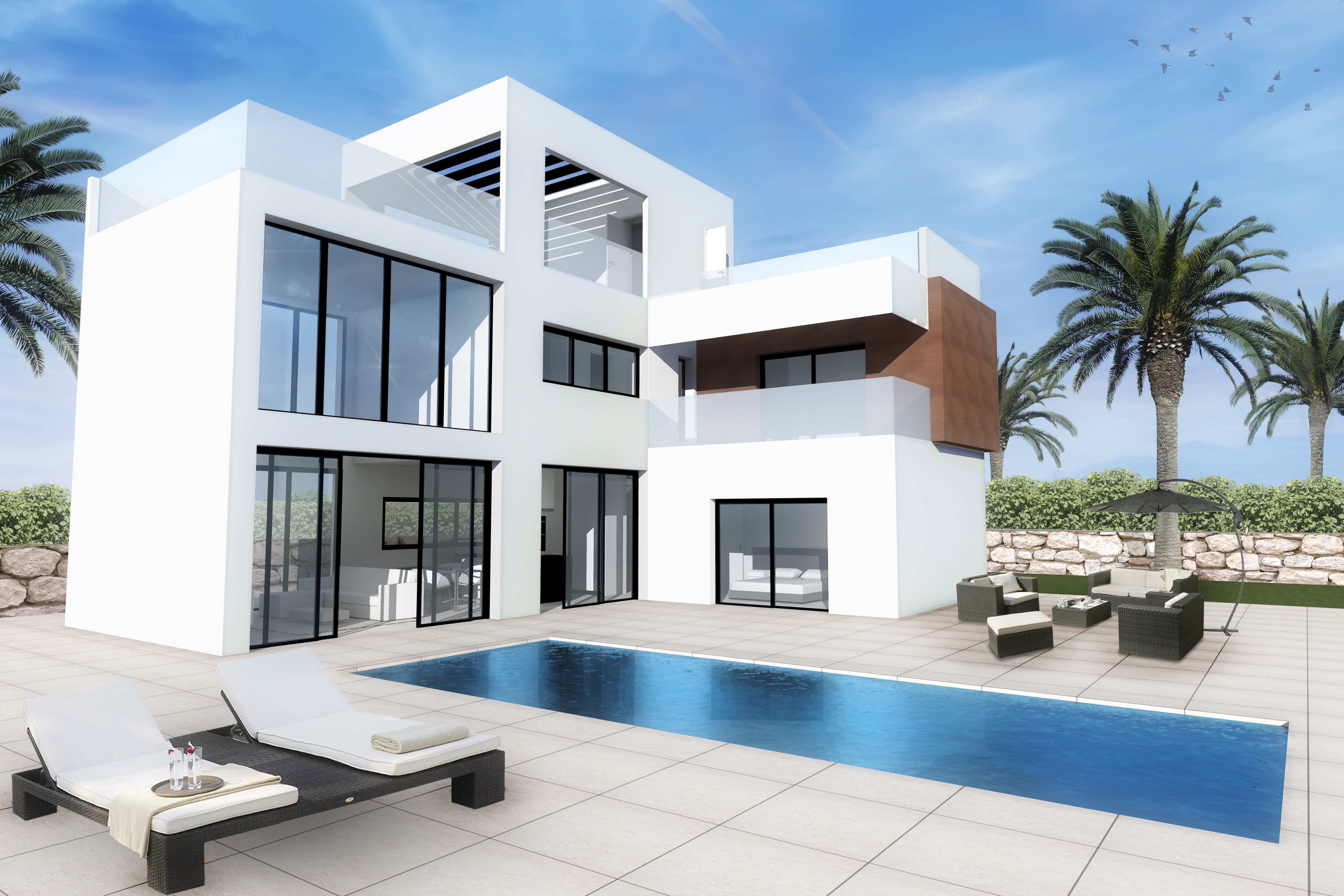 Modern Style Villa zum Verkauf in Finestrat